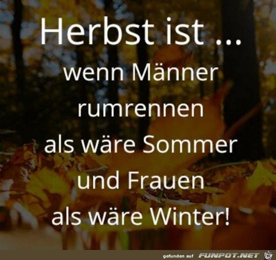 Herbst ist......