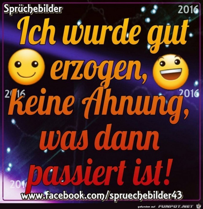Wurde gut erzogen Wurde gut erzogen