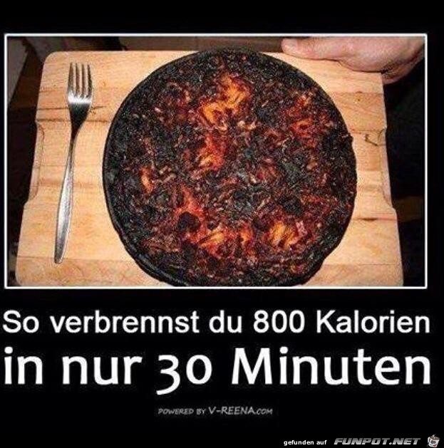 800 Kalorien verbrannt 800 Kalorien verbrannt