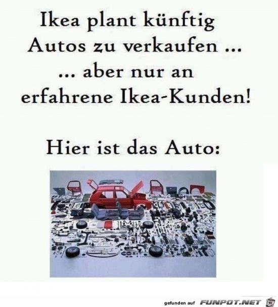 Auto-Verkauf bei Ikea.......