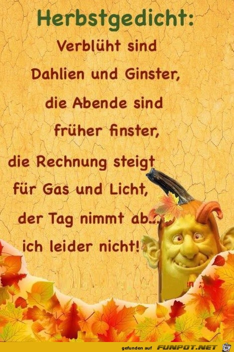 Herbstgedicht