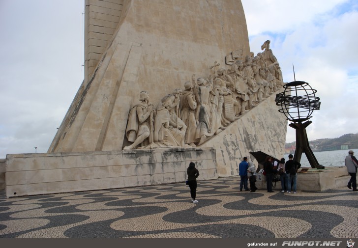 Das Seefahrerdenkmal in Lissabon