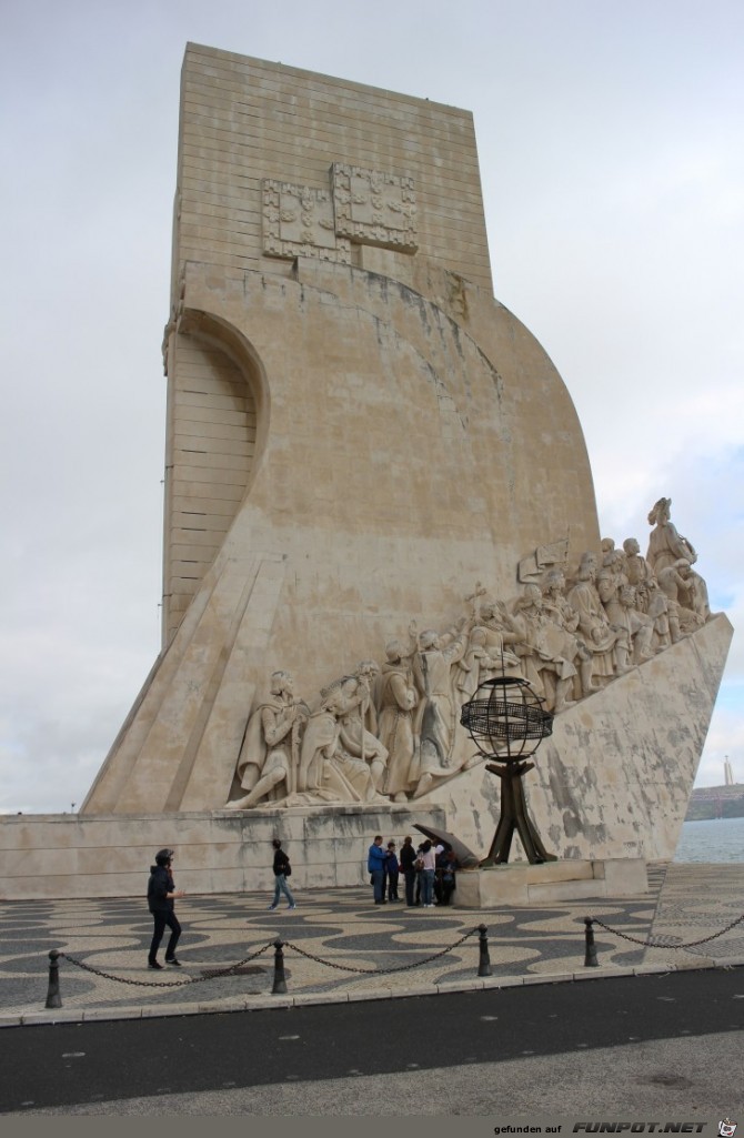 Das Seefahrerdenkmal in Lissabon