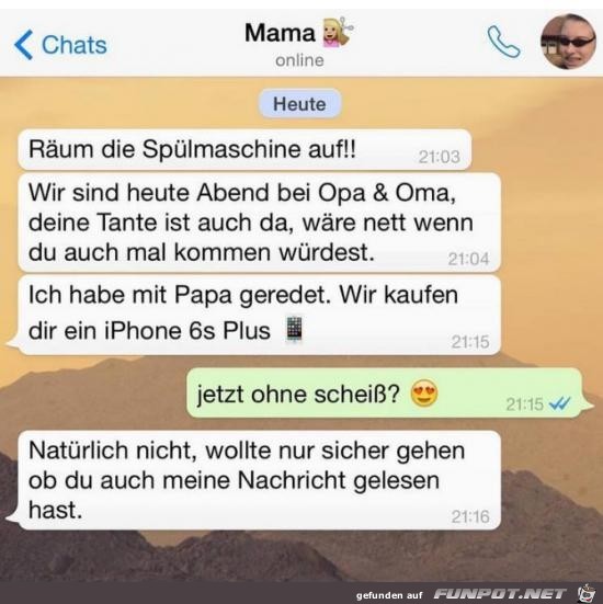 Mama ist online.......