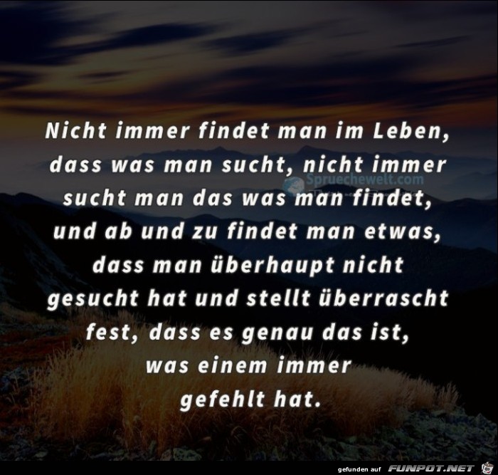 Nicht immer