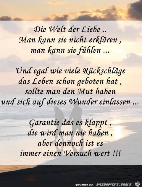 Die Welt der Liebe