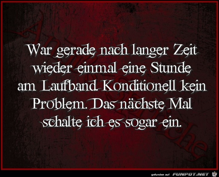 Am Laufband Am Laufband
