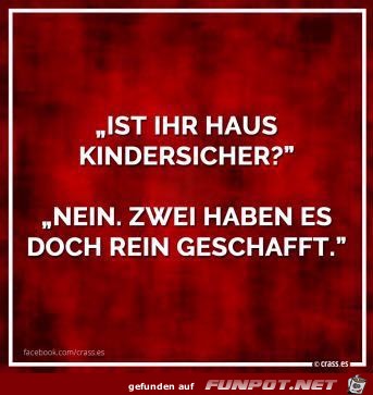 Ist Ihr Haus Kindersicher