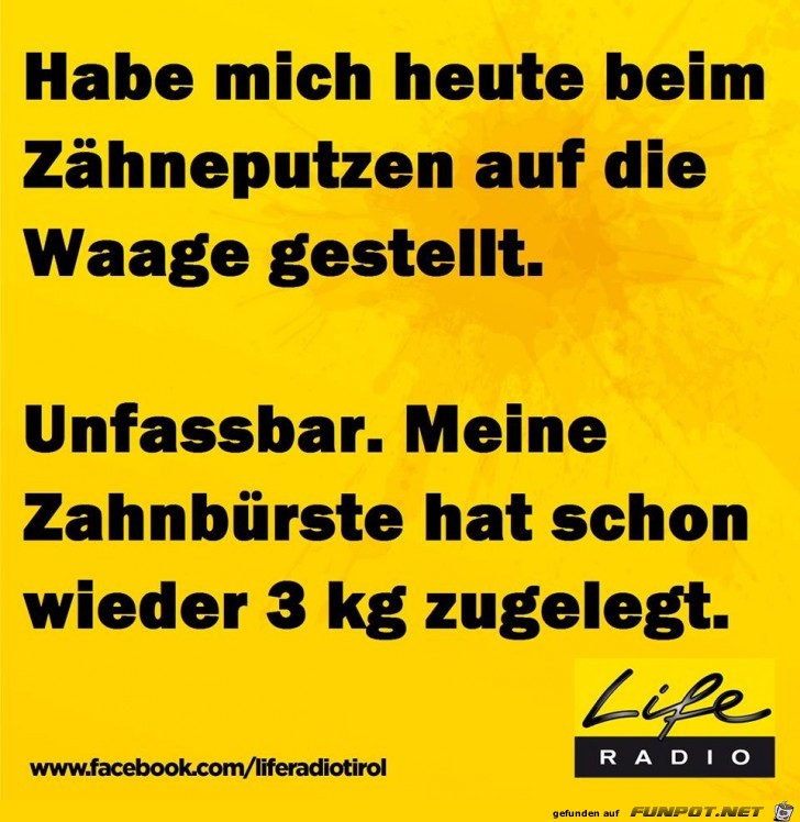 Beim Zaehneputzen Beim Zaehneputzen