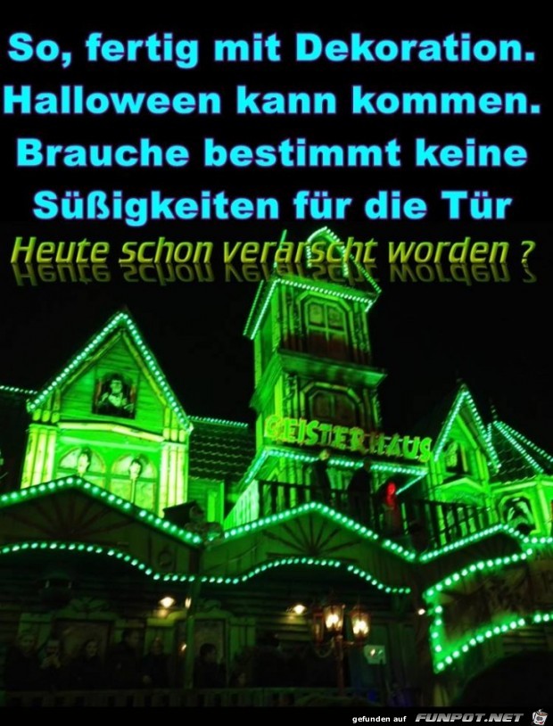 Halloween kann kommen