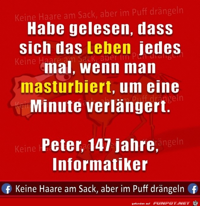 Mastubierende leben laenger Mastubierende leben laenger