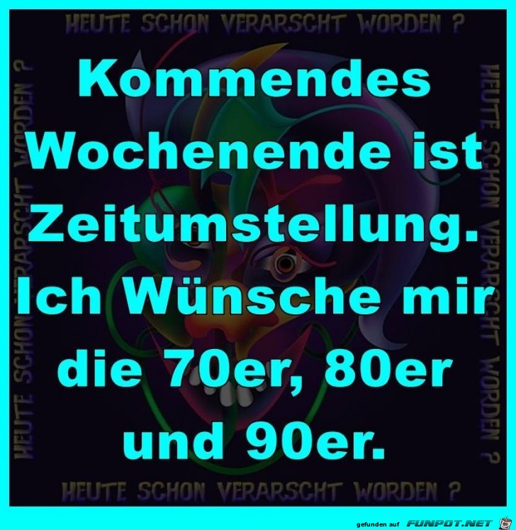 Zeitumstellung 1 Zeitumstellung 1