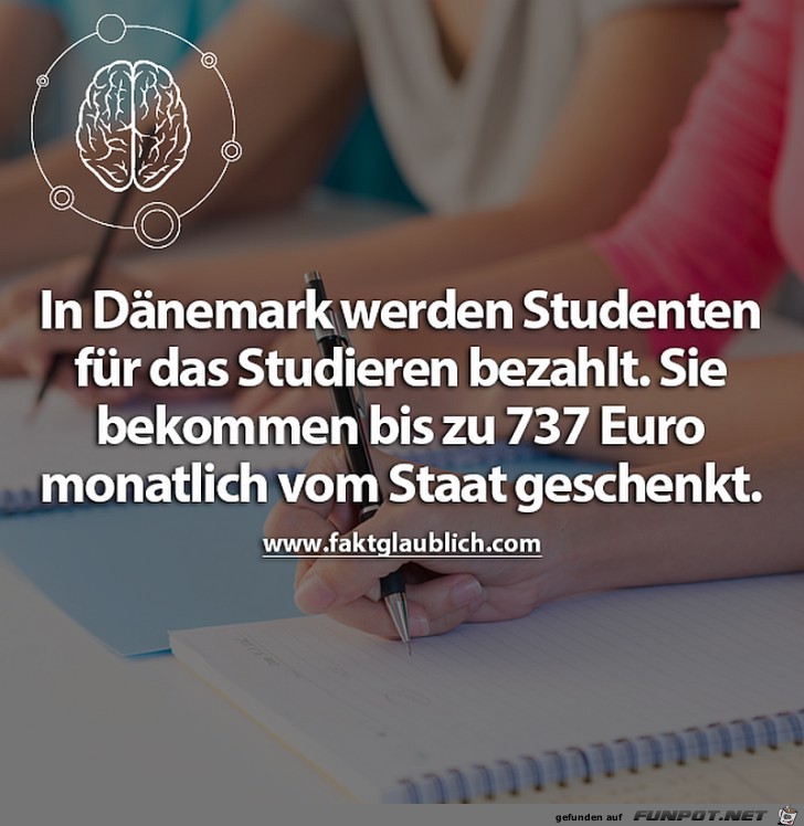 Studenten bekommen Geld wenn Sie studieren