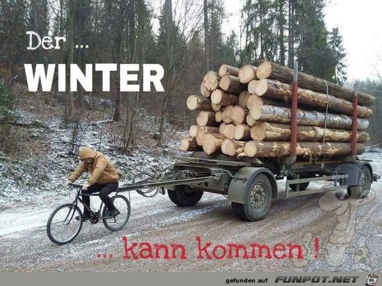 der Winter kann kommen..... der Winter kann kommen.....