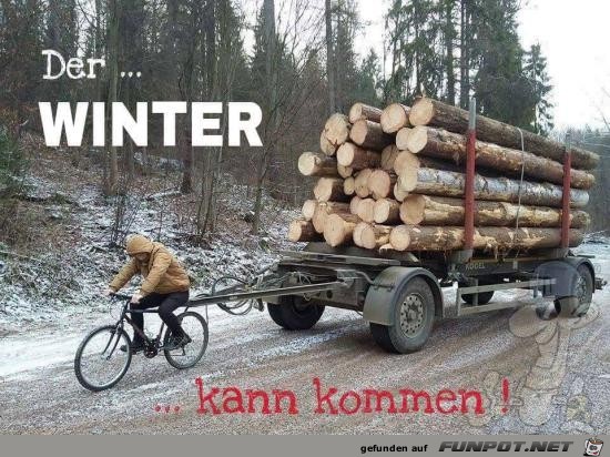 der Winter kann kommen.....