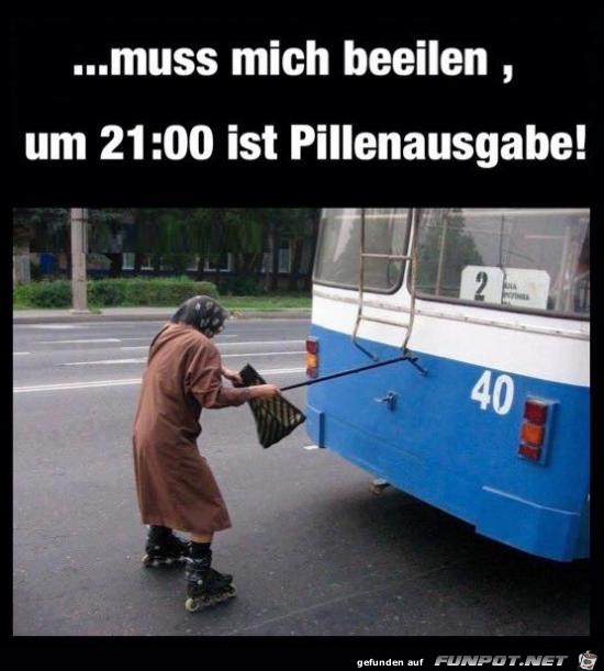 ich muss mich beeilen...... ich muss mich beeilen......