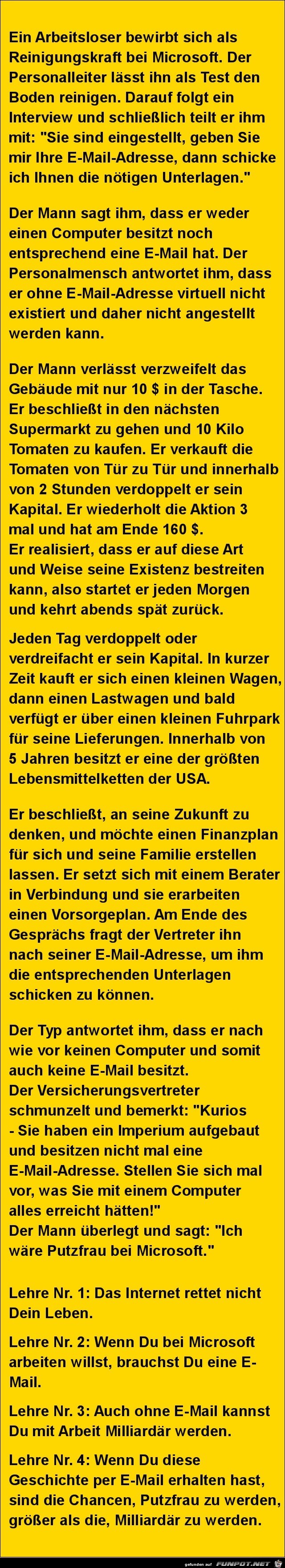 der Mann ohne Computer....... der Mann ohne Computer.......