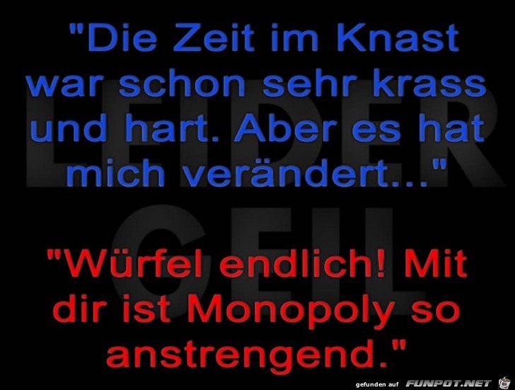 Die Zeit im Knast Die Zeit im Knast
