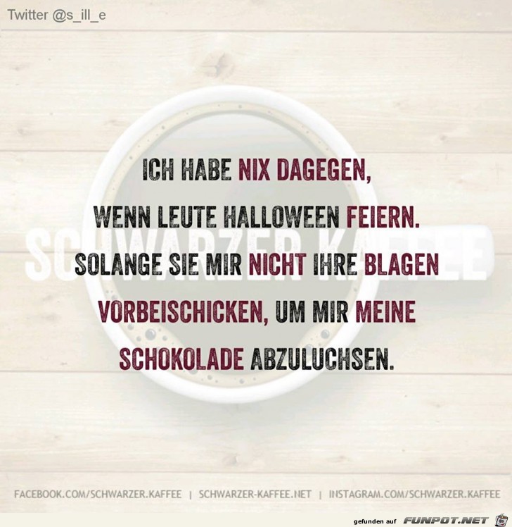 Ich habe nix gegen Halloween Ich habe nix gegen Halloween