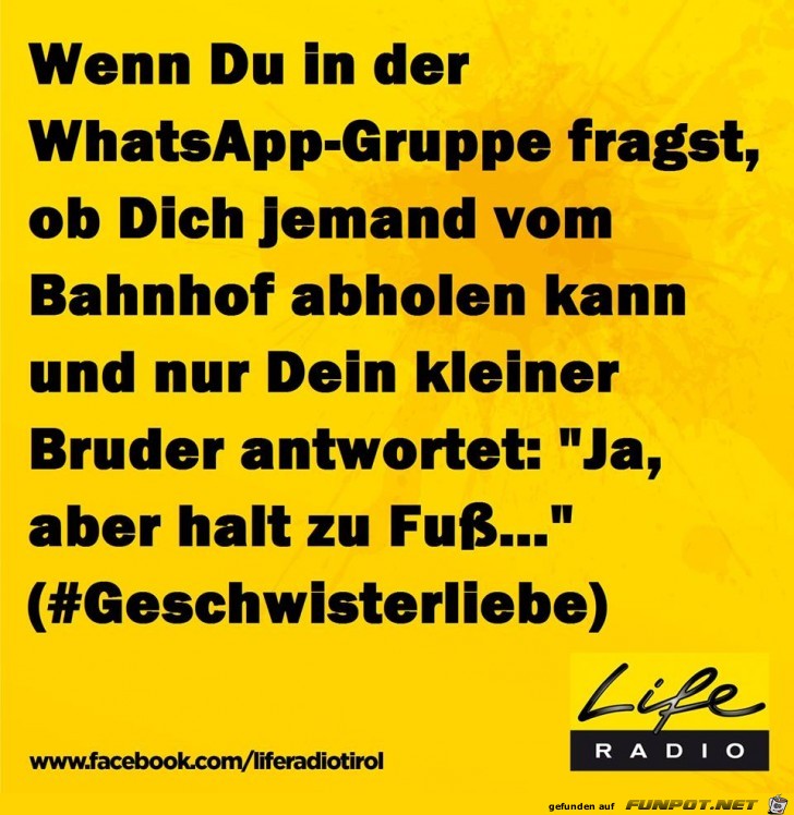 Geschwisterliebe