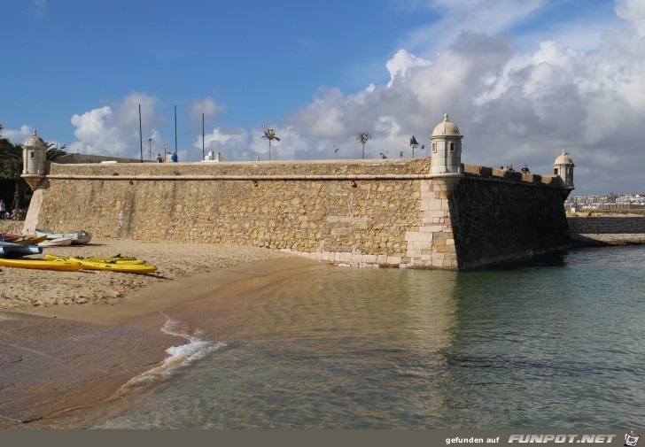 Festung und Strand von Lagos (Sdportugal)