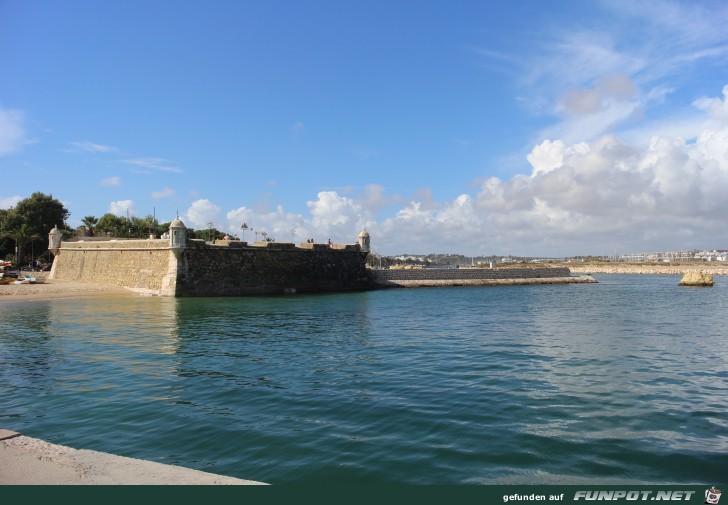 Festung und Strand von Lagos (Sdportugal)