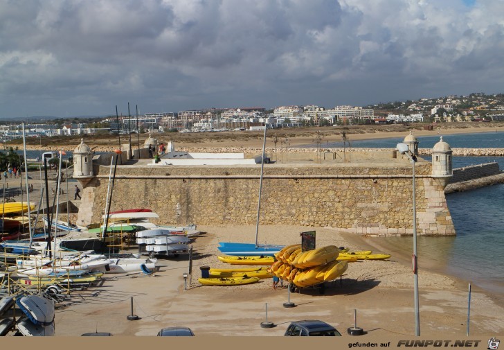 Festung und Strand von Lagos (Sdportugal)