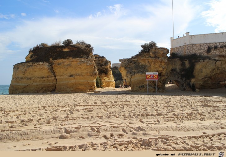 Festung und Strand von Lagos (Sdportugal)