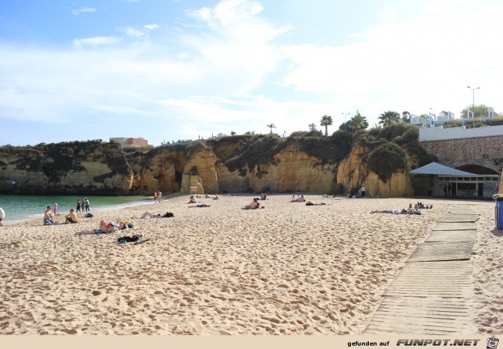 Festung und Strand von Lagos (Sdportugal)