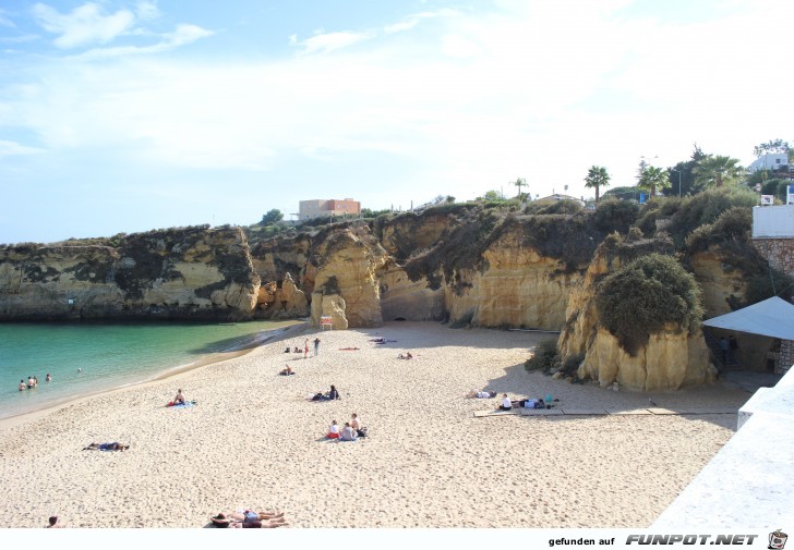 Festung und Strand von Lagos (Sdportugal)