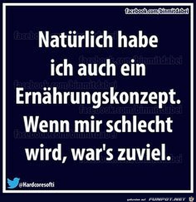 Ernaehrungskonzept Ernaehrungskonzept