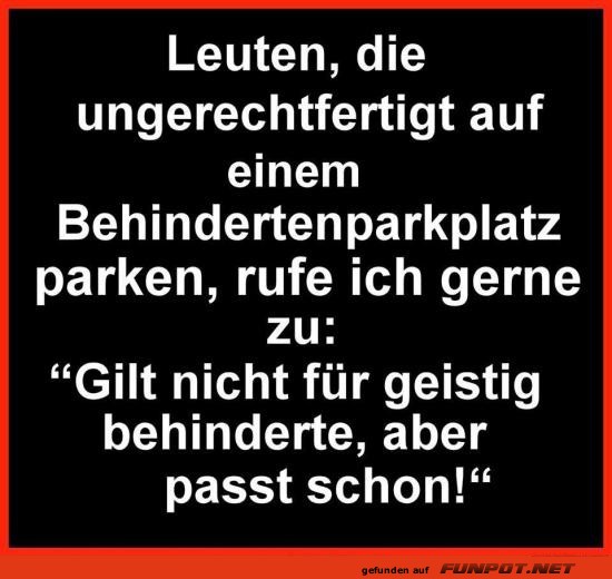 ungerechtfertigt parken......... ungerechtfertigt parken.........