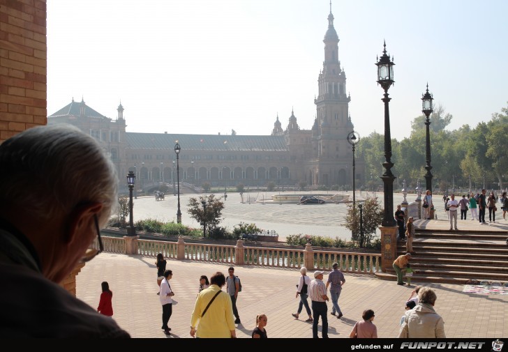 die Plaza de Espana in Sevilla