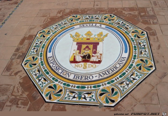 die Plaza de Espana in Sevilla