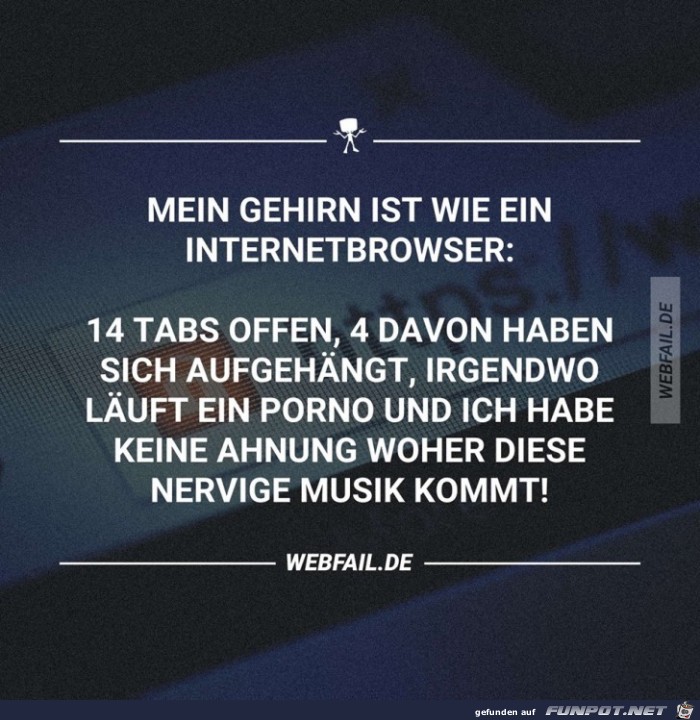 Gehirn wie Browser