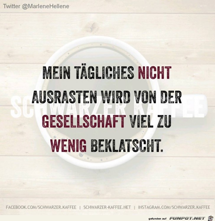 Nicht ausrasten Nicht ausrasten