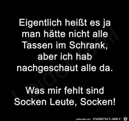 eigentlich heisst es......