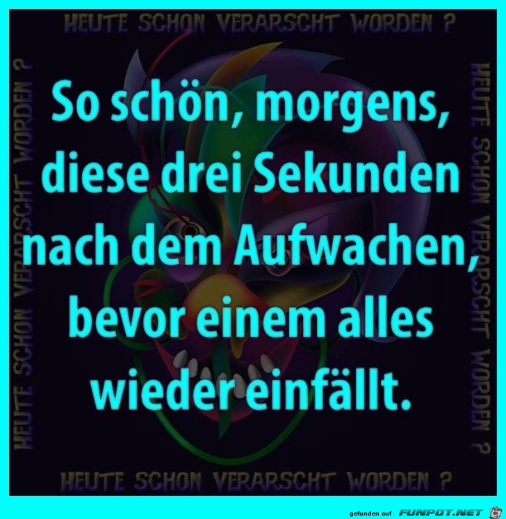 So schoen morgens So schoen morgens