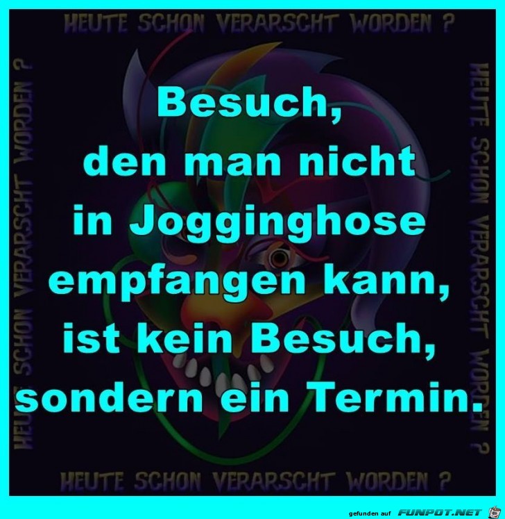 Besuch empfangen Besuch empfangen