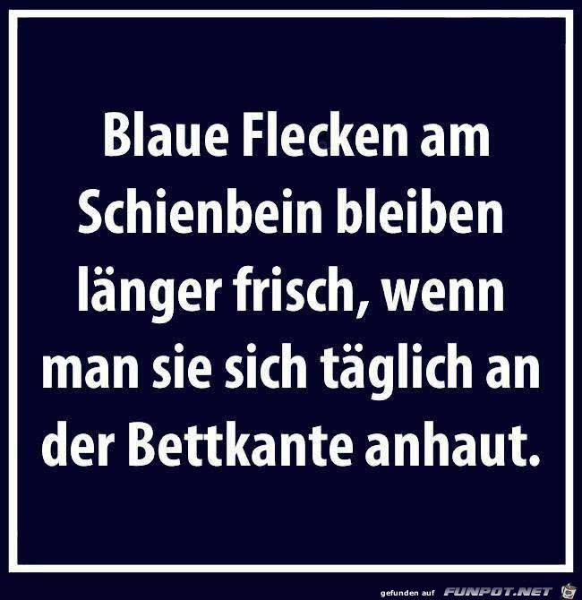 Blaue Flecken Blaue Flecken