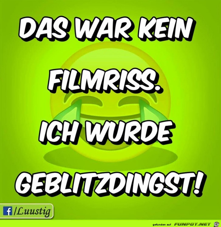 Kein Filmriss