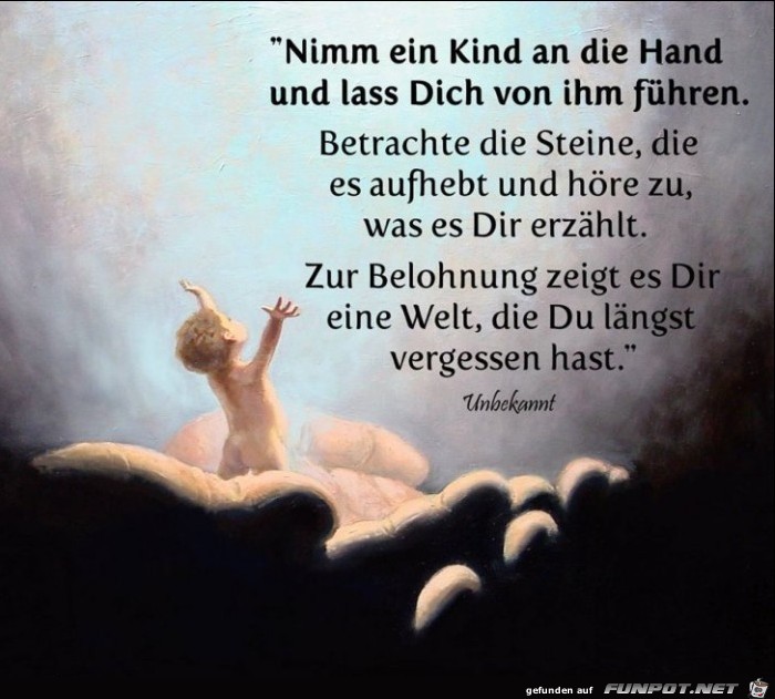 Nimm ein Kind in die Hand