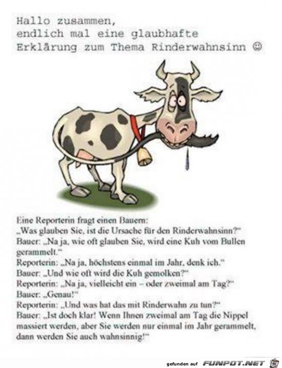 eine glaubhafte Erklrung.......