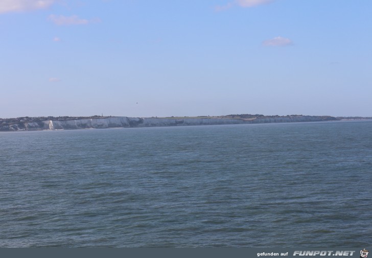 die berhmten White Cliffs (Kreidefelsen) of Dover