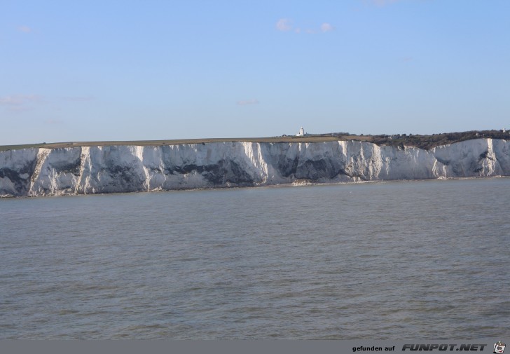 die berhmten White Cliffs (Kreidefelsen) of Dover