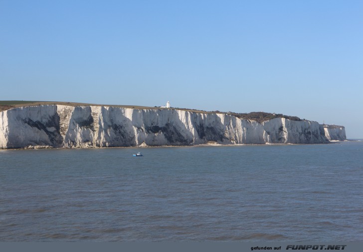 die berhmten White Cliffs (Kreidefelsen) of Dover