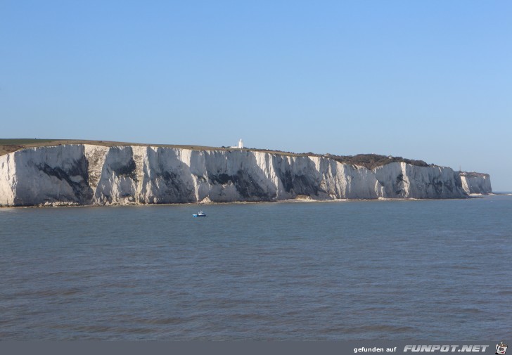 die berhmten White Cliffs (Kreidefelsen) of Dover