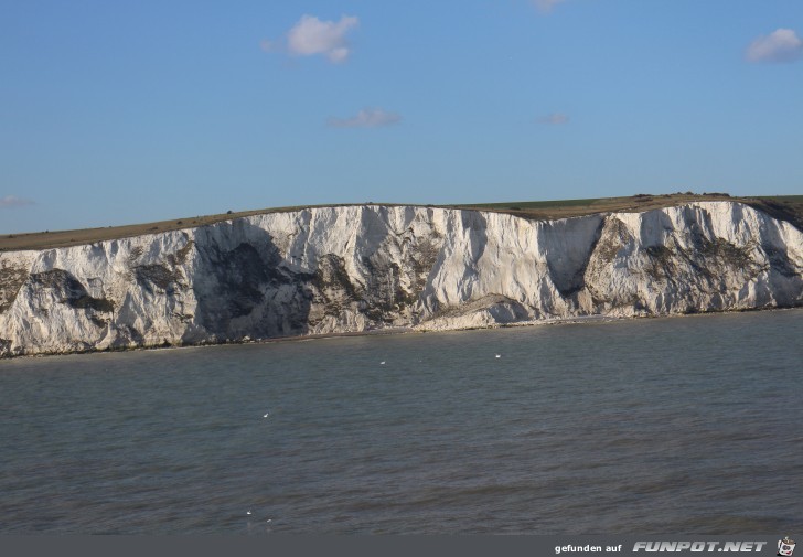 die berhmten White Cliffs (Kreidefelsen) of Dover