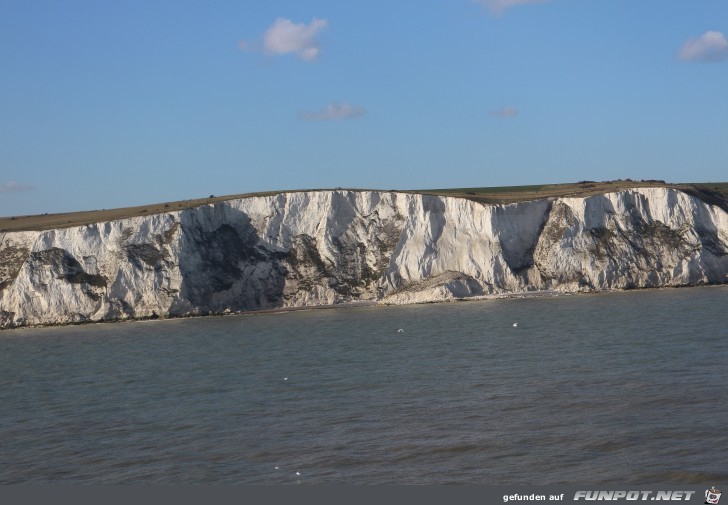 die berhmten White Cliffs (Kreidefelsen) of Dover