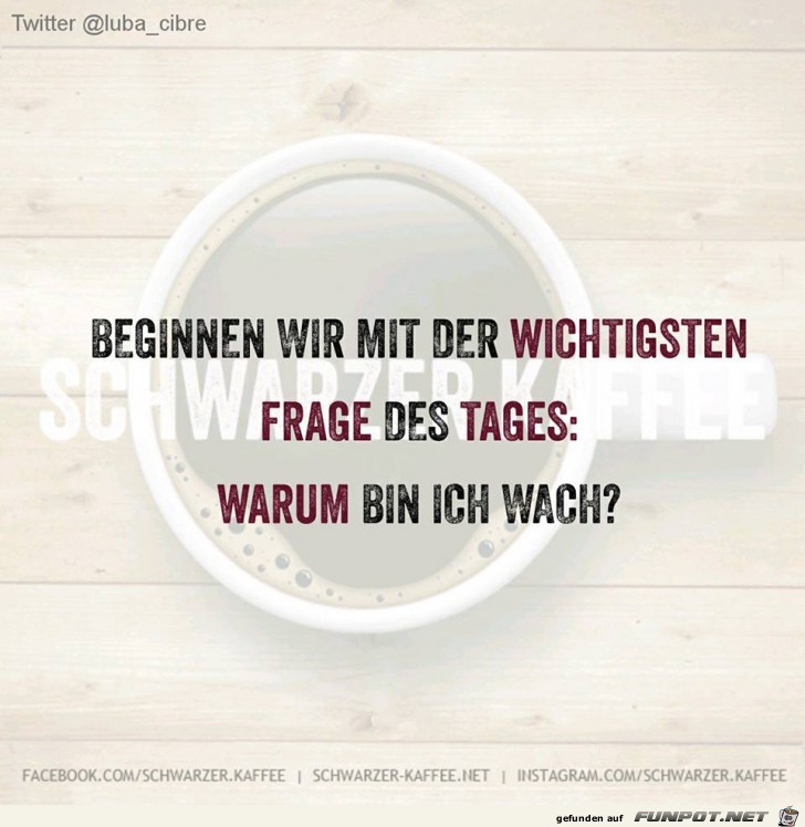 Die wichtigste Frage Die wichtigste Frage